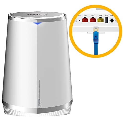 Totolink A7100RU WLAN Router 2600Mbps WiFi Router Dual Band 5GHz 1733 Mbps 2,4 GHz 800 Mbps 2 x 1000 Mbps LAN Port Access Point Repeater WLAN Verstärker Router WiFi IPTV VLAN MU-MIMO Beamforming von TOTOLINK