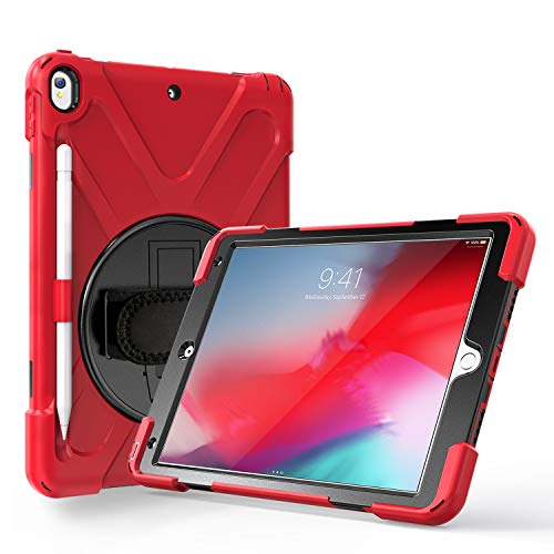 Schutzhülle für iPad Pro 10,5 Zoll 2017 – Totoose Slim Case [Tablet Back Case] mit Rückseite Rot rot von TOTOOSE