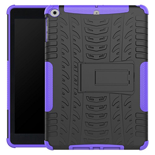TOTOOSE Schutzhülle für iPad 24,6 cm (9,7 Zoll), stoßfest, bequem, für das Neue iPad 9,7 Zoll 2017, Rot von TOTOOSE