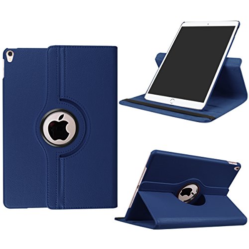 TOTOOSE iPad Pro 10,5 Zoll 2017 Hülle, Premium PU Leder Brieftasche Tasche Flip Cover Case Anti-Scratch Defender Cover Zubehör für iPad Pro 10,5 Zoll 2017 (Rotgold) von TOTOOSE