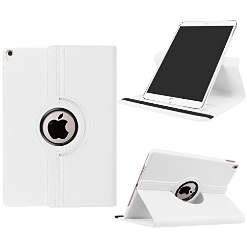 TOTOOSE iPad Pro 10,5 Zoll 2017 Hülle, Premium PU Leder Brieftasche Tasche Flip Cover Case Anti-Scratch Defender Cover Zubehör für iPad Pro 10,5 Zoll 2017 (Rotgold) von TOTOOSE