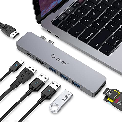 TOTU USB C Hub 8 in 2 Triple Display Docking Station Typ C Adapter mit Dual 4K HDMI, 87 W PD, 3 USB 3.0, SD/TF-Kartenleser für Mac OS, kompatibel mit MacBook Pro 2016-2020, MacBook Air 2018-2020 TOTU USB C Hub 8 in 2 Triple Display Docking Station Typ C Adapter mit Dual 4K HDMI, 87 W PD, 3 USB 3.0, SD/TF-Kartenleser für Mac OS, kompatibel mit MacBook Pro 2016-2020, MacBook Air 2018-2020 von TOTU