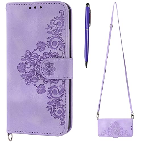 TOUCASA Kompatibel mit Samsung Galaxy Z Fold 3 5G Hülle mit Band, Handykette Handyhülle Samsung Z Fold 3 5G, PU Leder Flip Klappbar Magnetische Wallet Tasche Kartenfach Schutzhülle Klapphülle (Lila) TOUCASA Kompatibel mit Samsung Galaxy Z Fold 3 5G Hülle mit Band, Handykette Handyhülle Samsung Z Fold 3 5G, PU Leder Flip Klappbar Magnetische Wallet Tasche Kartenfach Schutzhülle Klapphülle (Lila) von TOUCASA