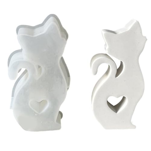 Silikonform Zum Handwerk Gehöcherte Herzkatzen Form Skulpturgussharze Schimmel Für Seife Aromatherapies Kerzenherstellung Silikonform Zum Handwerk Gehöcherte Herzkatzen Form Skulpturgussharze Schimmel Für Seife Aromatherapies Kerzenherstellung von TOWARDSNAN