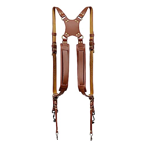 TOWARDSNAN Digitalkamera Gurt Leder DSLR Gurt Doppelte Schultergurtfotografie Zubehör Kamera Kabelbaum Einfach Tragen TOWARDSNAN Digitalkamera Gurt Leder DSLR Gurt Doppelte Schultergurtfotografie Zubehör Kamera Kabelbaum Einfach Tragen von TOWARDSNAN