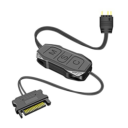 TOWARDSNAN Fernbedienung 5V ARGB Controller 3Pin NETZLEITUNG DESDTOP Computer FÜR DEN LED LED LED LEGING von TOWARDSNAN