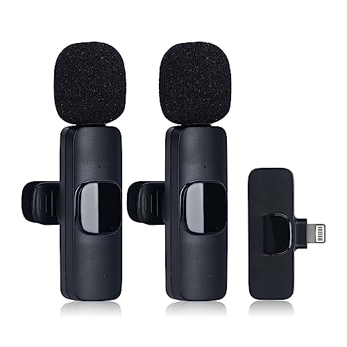Kabelloses Lavalier-Mikrofon für iPhone iPad, Plug-Play, kabelloses Mikrofon für Aufnahmen, Live-Stream, YouTube, TikTok, Facebook, Geräuschreduzierung, automatische Synchronisation Kabelloses Lavalier-Mikrofon für iPhone iPad, Plug-Play, kabelloses Mikrofon für Aufnahmen, Live-Stream, YouTube, TikTok, Facebook, Geräuschreduzierung, automatische Synchronisation von TOWEAR