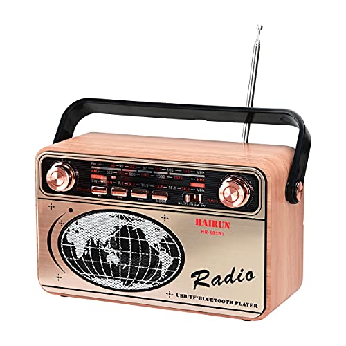Tragbares Bluetooth FM AM SW-Stereoradio, unterstützt USB-Festplatte, USB/TF-Karte, AUX-Buchse - Musikwiedergabe mit wiederaufladbarem Akku, eingebauter Lautsprecher (R-503BT) Tragbares Bluetooth FM AM SW-Stereoradio, unterstützt USB-Festplatte, USB/TF-Karte, AUX-Buchse - Musikwiedergabe mit wiederaufladbarem Akku, eingebauter Lautsprecher (R-503BT) von TOWEAR