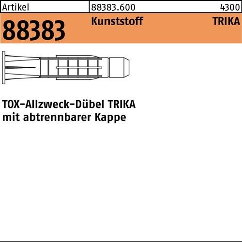 100 Stk. Tox Dübel R 88383 FormTri-K 7x 52/6,0 Ku. 100 Stück TOX-Dübel-Techn. 100 Stk. Tox Dübel R 88383 FormTri-K 7x 52/6,0 Ku. 100 Stück TOX-Dübel-Techn. von TOX-Dübel-Techn.