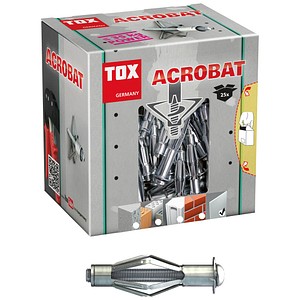 TOX ACROBAT 035101121 Hohlraumdübel Ø 6,0 mm x 52,0 mm, 25 St. TOX ACROBAT 035101121 Hohlraumdübel Ø 6,0 mm x 52,0 mm, 25 St. von TOX
