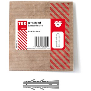 TOX BARRACUDA 013600061 Spreizdübel Ø 8,0 mm x 40,0 mm, 6 St. von TOX