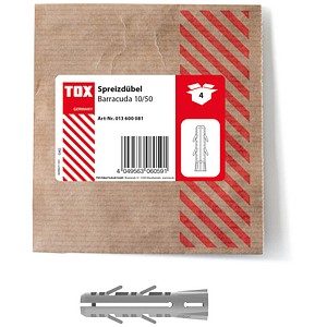 TOX BARRACUDA 013600081 Spreizdübel Ø 10,0 mm x 50,0 mm, 4 St. von TOX