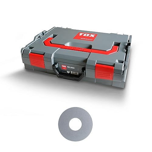 TOX L-BOXX Unterlegscheiben Sortiment DIN 125, effektiv, robust, belast- + stapelbar mit 8-Mulden-Kleinteileinsatz, inklusive U-Scheiben in unterschiedlichen Abmessungen, 2700 tlg., 094903400 von TOX