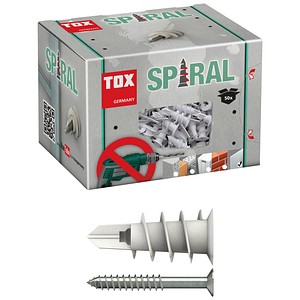 TOX SPIRAL 068101231 Dübel- und Schrauben-Sortiment Ø 4,5 mm x 32 mm, 50 St. von TOX