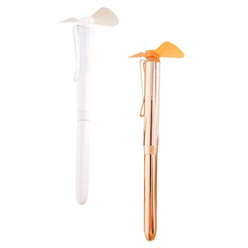 2pcs Schreibstift Schule mit Kleiner 2 in 1 Handventilator Stift Dekorative Stifte Schreibwaren Ventilatorkugelschreiber für Zuhause und Reisen Arbeit Schule Farbe 2 2pcs Schreibstift Schule mit Kleiner 2 in 1 Handventilator Stift Dekorative Stifte Schreibwaren Ventilatorkugelschreiber für Zuhause und Reisen Arbeit Schule Farbe 2 von TOYANDONA