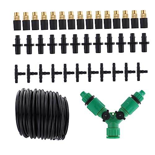 TOYANDONA 1 Satz 20 m Sprühkopfset Tropfköpfe für die Bewässerung Automatische Tropfbewässerungskits Bewässerungssystem-Kit Gartensprinkler -Gartenbewässerungsdüse Gartendüse Kupfer Schwarz TOYANDONA 1 Satz 20 m Sprühkopfset Tropfköpfe für die Bewässerung Automatische Tropfbewässerungskits Bewässerungssystem-Kit Gartensprinkler -Gartenbewässerungsdüse Gartendüse Kupfer Schwarz von TOYANDONA