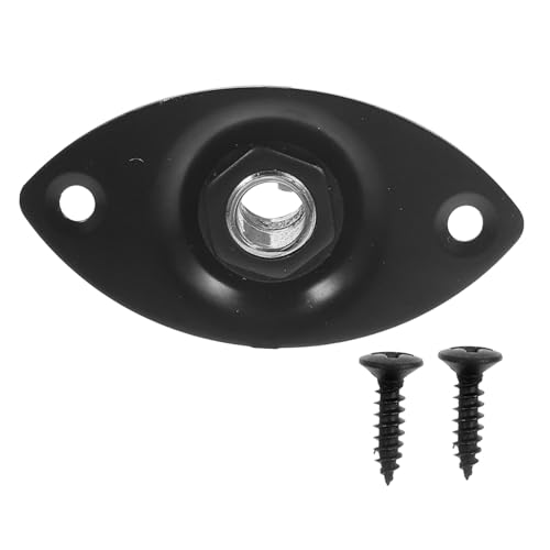 TOYANDONA 1 Satz Gitarrenbuchse Wagenheberplatte Gitarre Elektrisch E-gitarren-buchsenplatten Gitarrenkabel Elektrische Gitarre Steckdosenplatte Für E-gitarre Gitarrenwerkzeuge Metall Black TOYANDONA 1 Satz Gitarrenbuchse Wagenheberplatte Gitarre Elektrisch E-gitarren-buchsenplatten Gitarrenkabel Elektrische Gitarre Steckdosenplatte Für E-gitarre Gitarrenwerkzeuge Metall Black von TOYANDONA
