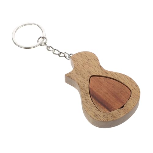 TOYANDONA 1 Satz Guitar Pick Keychain Gitarrenzubehör akustisch nimmt Speicher Gitarren-Pick-Aufbewahrungsbox Plektrum Schlüsselanhänger-Pick-Halter Holzplektren Gitarre Magnet TOYANDONA 1 Satz Guitar Pick Keychain Gitarrenzubehör akustisch nimmt Speicher Gitarren-Pick-Aufbewahrungsbox Plektrum Schlüsselanhänger-Pick-Halter Holzplektren Gitarre Magnet von TOYANDONA