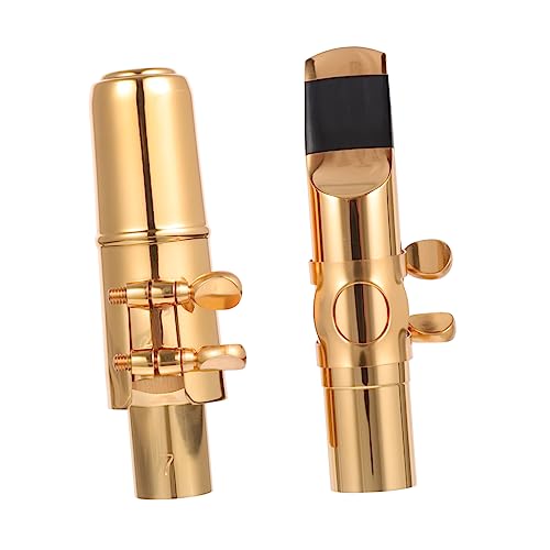 TOYANDONA 1 Satz Klarinettenmundstück Saxophon Musik Ersatz Klarinettenzubehör Altmundstück aus Metall alt mundstück Messing Golden TOYANDONA 1 Satz Klarinettenmundstück Saxophon Musik Ersatz Klarinettenzubehör Altmundstück aus Metall alt mundstück Messing Golden von TOYANDONA