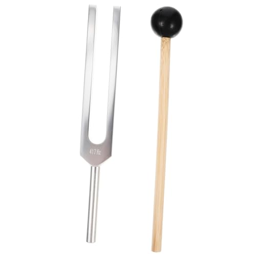 TOYANDONA 1 Satz Stimmgabel-Set Stimmgabeln Musical Hammer Stimmgabel für Chakra stimmen Schlüssel Schlägel Perkussion Instrument Stimmgerät für Klavier aus Aluminium Holz TOYANDONA 1 Satz Stimmgabel-Set Stimmgabeln Musical Hammer Stimmgabel für Chakra stimmen Schlüssel Schlägel Perkussion Instrument Stimmgerät für Klavier aus Aluminium Holz von TOYANDONA