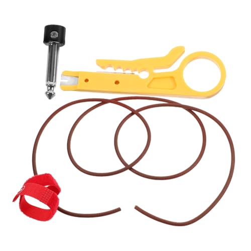 TOYANDONA 1 Set Monoblock Kabel Drahtkette Instrumente Gitarreneffekt E Gitarrenakkorde Mikrofonkabel Gitarrentuner Pedalkabel Verstärkeranschluss Amps Gitarren Gitarrenteil von TOYANDONA