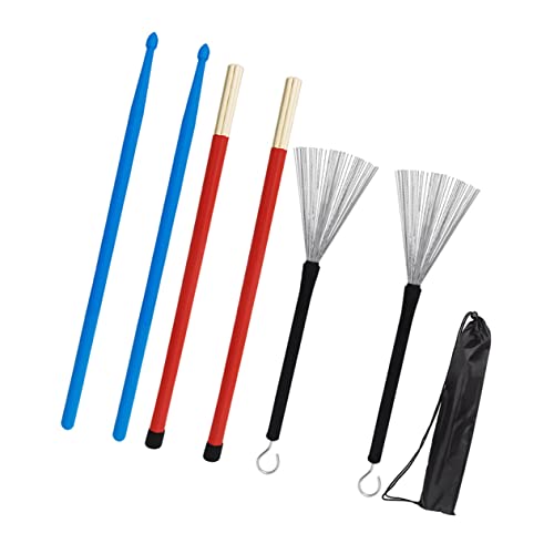 TOYANDONA 1 Set Schlagzeug Zubehör Drumstick Schlägel Queue Steel Drum Instrumente Elektronischer Schlagzeuger Lollipop Chime Drumsticks Musikinstrumente Trommelkoffer Schlüsselspielzeug von TOYANDONA