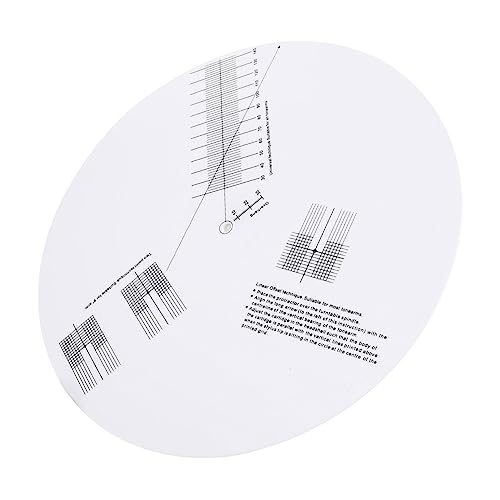 TOYANDONA 1 Stück Vinyl -Rekord -Rekordmaschinenkalibrierungsscheibe Vinyl aufnehmen Plattenspieler Ausrichtung drehteller Kalibrierscheibe Abspielgerät Acryl Weiß TOYANDONA 1 Stück Vinyl -Rekord -Rekordmaschinenkalibrierungsscheibe Vinyl aufnehmen Plattenspieler Ausrichtung drehteller Kalibrierscheibe Abspielgerät Acryl Weiß von TOYANDONA