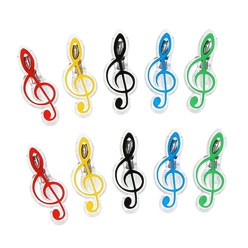 TOYANDONA 10 Stück Klavierpartitur-clip Sortiert Seitenclip Dekorative Clips Musik Büroklammer Schreibwarenhalter Hinweisclip Abs Zufällige Farbe TOYANDONA 10 Stück Klavierpartitur-clip Sortiert Seitenclip Dekorative Clips Musik Büroklammer Schreibwarenhalter Hinweisclip Abs Zufällige Farbe von TOYANDONA