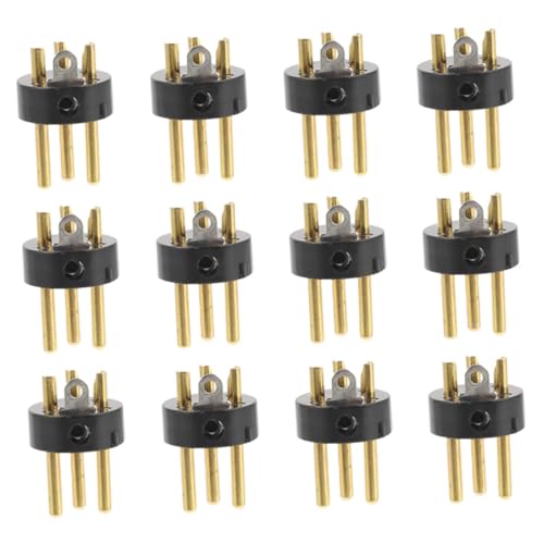 TOYANDONA 12 Stück Xlr-zubehör Instrument Männlich Adapter Musik Audio- Crimpen Professional Gerätekonvertierungsschnittstelle 3-poliger Mikrofonstecker Mikrofonkabelstecker Schwarz Abs TOYANDONA 12 Stück Xlr-zubehör Instrument Männlich Adapter Musik Audio- Crimpen Professional Gerätekonvertierungsschnittstelle 3-poliger Mikrofonstecker Mikrofonkabelstecker Schwarz Abs von TOYANDONA