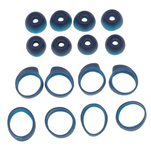 TOYANDONA 16 Stück -Headset -stecker Blau Ersatz-ohrstöpsel Ohrhörer -Tipps Plus Für Kopfhörer Kopfhörerknospen Ersatz Für Ohrstöpsel Headset-zubehör von TOYANDONA
