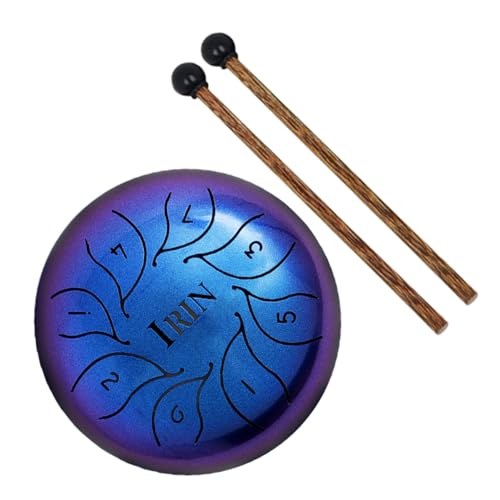 TOYANDONA 1Satz Handtrommel Stahl Zungentrommel Ethereal Drum mit Noten für Musikliebhaber Yoga und Meditation Stabiler Schlägel und Tragetasche TOYANDONA 1Satz Handtrommel Stahl Zungentrommel Ethereal Drum mit Noten für Musikliebhaber Yoga und Meditation Stabiler Schlägel und Tragetasche von TOYANDONA
