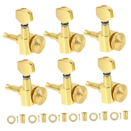 TOYANDONA 1Satz Saiten Gitarrentuner Aluminium Stimmgerät für Saiteninstrumente Stimmwirbel Verriegelung Schlüssel elektronische gitarre stimmen Gitarrentuning aus Legierung von TOYANDONA