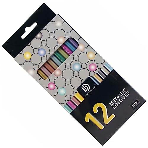 TOYANDONA 2 Sätze farbiges künstlerische bleistifte Buntstift Kohlestifte Bleistift aus Metall Skizzieren mit Bleistiften metallische Farbstifte metallische Farbe Malstift Kind Graphit von TOYANDONA