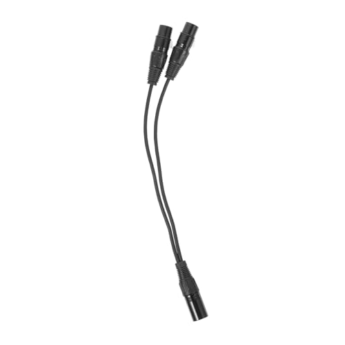 TOYANDONA 2 Stück Audioleitung Mikrofonkonverterkabel Zubehör für Mikrofone Kabel für Mikrofon Mikrofonkabel für Lautsprecher Mikrofonverlängerungskabel Kupfer Black von TOYANDONA