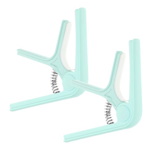 TOYANDONA 2 Stück Kapodaster Kapos Zubehör Gitarrentuner Ukulele Stimmen Gitarren-tuner-clip Gitarrenclip Gitarrenpart Stimmgerät Für Elektronische Gitarre Plastik Green TOYANDONA 2 Stück Kapodaster Kapos Zubehör Gitarrentuner Ukulele Stimmen Gitarren-tuner-clip Gitarrenclip Gitarrenpart Stimmgerät Für Elektronische Gitarre Plastik Green von TOYANDONA