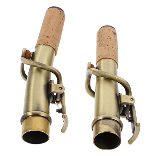 TOYANDONA 2 Stück Saxophon gerade Hals Umhängeband für Schlüssel Antike Saxophonhälse Nacken Zubehör für Saxophone Teile Saxophon gebogener Hals Retro-Saxophonhälse Bronze- TOYANDONA 2 Stück Saxophon gerade Hals Umhängeband für Schlüssel Antike Saxophonhälse Nacken Zubehör für Saxophone Teile Saxophon gebogener Hals Retro-Saxophonhälse Bronze- von TOYANDONA