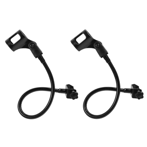 TOYANDONA 2 Stück Schwanenhalsklammer für Mikrofon steht flexibler Mikrofonhalter montieren Mikrofonstativ Boom Mikrofonständer Mikrofonhalterungen Mikrofonschlauchhalter Sprühfarbe Schwarz TOYANDONA 2 Stück Schwanenhalsklammer für Mikrofon steht flexibler Mikrofonhalter montieren Mikrofonstativ Boom Mikrofonständer Mikrofonhalterungen Mikrofonschlauchhalter Sprühfarbe Schwarz von TOYANDONA