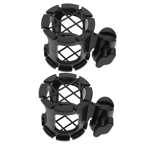 TOYANDONA 2 Stück Schwingungsdämpfer Mikrofonboomstand Mikrofonschaum Mikrofonhalter -Mikrofon zubehör Halterung für Mikrofonständer Mikrofonschock -Mount -Clip Plastik Schwarz TOYANDONA 2 Stück Schwingungsdämpfer Mikrofonboomstand Mikrofonschaum Mikrofonhalter -Mikrofon zubehör Halterung für Mikrofonständer Mikrofonschock -Mount -Clip Plastik Schwarz von TOYANDONA