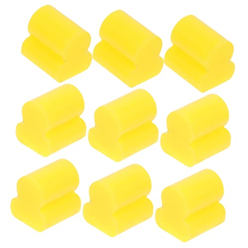 TOYANDONA 20 Stück Einfacher Instrumentenstoßfänger Nützlicher Instrumentenstoßdämpfer Stummschaltpad Für Instrumente Instrumentenstoßstange Trompetenbecher Stumm Posaune Yellow Kieselgel von TOYANDONA