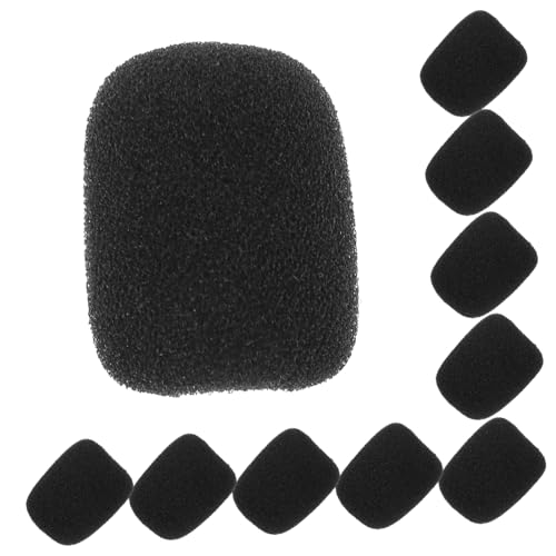 TOYANDONA 20 Stück Megaphonschwammhülse Windschutzscheibe Mikrofon Blau Schaum Klein Black TOYANDONA 20 Stück Megaphonschwammhülse Windschutzscheibe Mikrofon Blau Schaum Klein Black von TOYANDONA