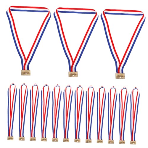 TOYANDONA 25 Stück Medaillenband Ordensband Rosa Gold Blau farbig dünnes rotes Band Teilnahmebiet Weiß Teilnahmebänder Linealband Nackenband Rennmedaillenbügel Sporttagmedaille Polyester TOYANDONA 25 Stück Medaillenband Ordensband Rosa Gold Blau farbig dünnes rotes Band Teilnahmebiet Weiß Teilnahmebänder Linealband Nackenband Rennmedaillenbügel Sporttagmedaille Polyester von TOYANDONA