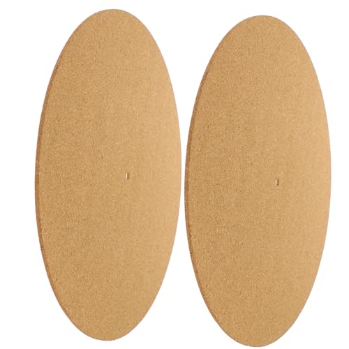 TOYANDONA 2Stücke Kork Vinyl Schutzmatte für Schallplatten Antistatische Slipmat für Optimale Klangqualität und Lärmminderung TOYANDONA 2Stücke Kork Vinyl Schutzmatte für Schallplatten Antistatische Slipmat für Optimale Klangqualität und Lärmminderung von TOYANDONA