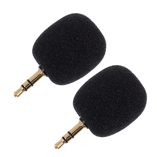 TOYANDONA 2Stücke Mini Funkmikrofon Kompakte Lavalier Mikrofone für Handy Hochwertige Tonaufnahme für Vlog Live Übertragungen Schwarz TOYANDONA 2Stücke Mini Funkmikrofon Kompakte Lavalier Mikrofone für Handy Hochwertige Tonaufnahme für Vlog Live Übertragungen Schwarz von TOYANDONA
