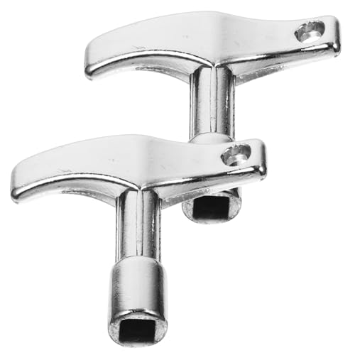 TOYANDONA 2Stücke Schlagzeug Schlüssel Tuner Metall Drum Keys Universelle Stimmschlüssel für Schlagzeug Werkzeug für Musiker und Anfänger Hochwertige Einfach von TOYANDONA