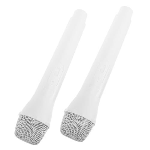 TOYANDONA 2Stücke Simulierte Mikrofon Requisite für Realistisches Mikrofon Modell für Cosplay Bühnenperformance und Leicht Kompakt und Hautfreundlich für Partys TOYANDONA 2Stücke Simulierte Mikrofon Requisite für Realistisches Mikrofon Modell für Cosplay Bühnenperformance und Leicht Kompakt und Hautfreundlich für Partys von TOYANDONA