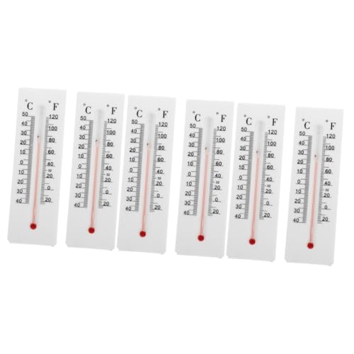 TOYANDONA 3 Sätze Thermometer-schlüsselkasten Drinnen Und Draußen Im Freien Schlüsselanhänger Schlüssel Sparender Halter Gefälschte Dekorativ Plastik Weiß 2 Stücke * 3 von TOYANDONA