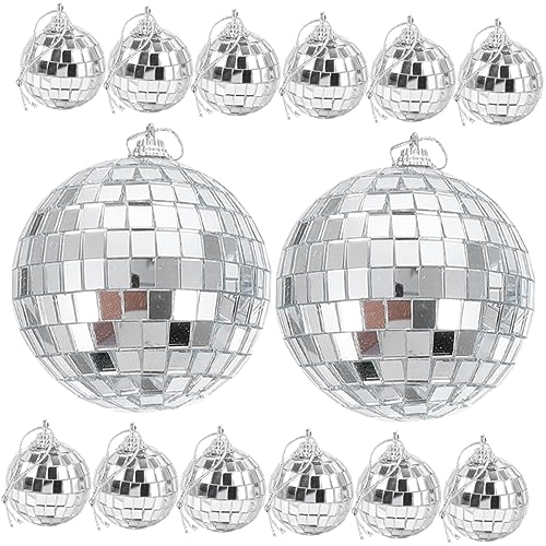 TOYANDONA 30 Stück Mini-spiegel-discokugeln Mehrfarbig Weihnachtsdekoration Hängend Ornament Weihnachtsschmuck Ball Dekorationen Led De Noel Party Kompakte Discokugel Glas TOYANDONA 30 Stück Mini-spiegel-discokugeln Mehrfarbig Weihnachtsdekoration Hängend Ornament Weihnachtsschmuck Ball Dekorationen Led De Noel Party Kompakte Discokugel Glas von TOYANDONA