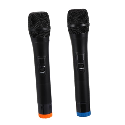 TOYANDONA 3Stücke Drahtloses Mikrofon Set mit Nierencharakteristik für Karaoke und Bühnenauftritte Hochwertige Rauschunterdrückung Langlebige Materialien Kabellosem TOYANDONA 3Stücke Drahtloses Mikrofon Set mit Nierencharakteristik für Karaoke und Bühnenauftritte Hochwertige Rauschunterdrückung Langlebige Materialien Kabellosem von TOYANDONA