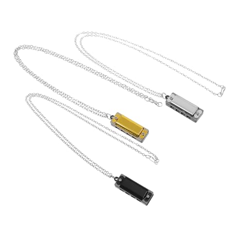 TOYANDONA 3Stücke Mini Mundharmonika Halskettenset für Teiliges mit Löchern und Tragbares Musikinstrument für Anfänger Erhältlich TOYANDONA 3Stücke Mini Mundharmonika Halskettenset für Teiliges mit Löchern und Tragbares Musikinstrument für Anfänger Erhältlich von TOYANDONA