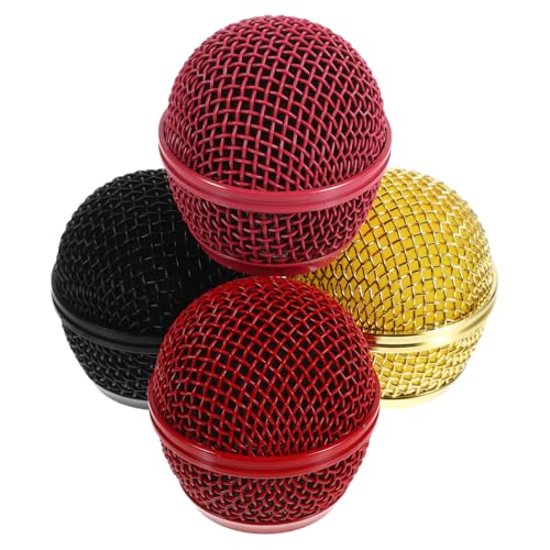 TOYANDONA 4 Stück Mikrofon-Mesh-Kopf Mesh-Grill montiert Mikrofon-Windschutz Ersatzgitter Mikrofonabdeckungen Mikrofonkopf aus Metall Austausch des Mikrofongitters Mikrofongitterkopf Eisen TOYANDONA 4 Stück Mikrofon-Mesh-Kopf Mesh-Grill montiert Mikrofon-Windschutz Ersatzgitter Mikrofonabdeckungen Mikrofonkopf aus Metall Austausch des Mikrofongitters Mikrofongitterkopf Eisen von TOYANDONA